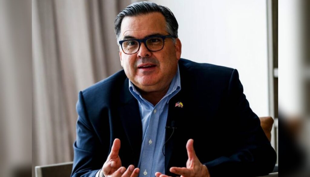 Francisco Palmieri, aseguró que EEUU confía en que MCM será la candidata