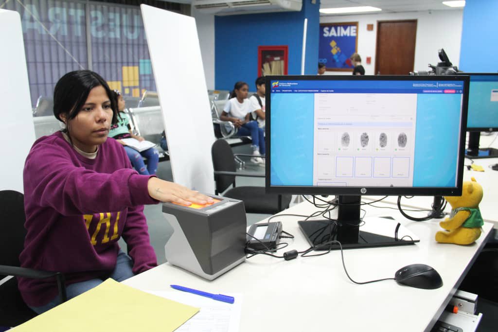 Saime inicia jornada de cedulación en Venezuela