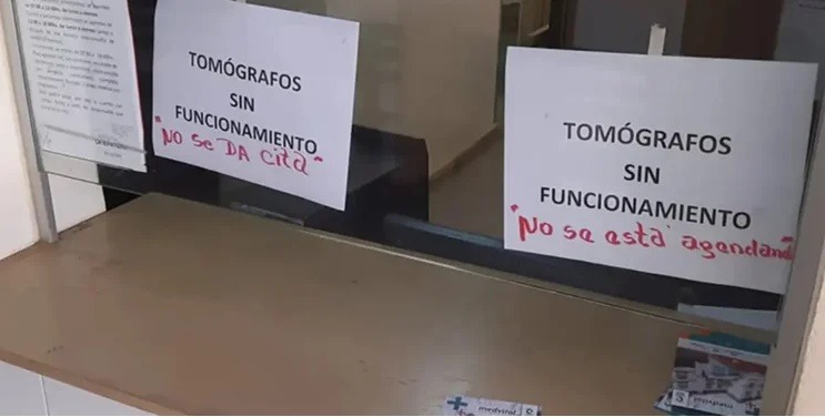 Advierten que servicios de tomografía y resonancia no funcionan