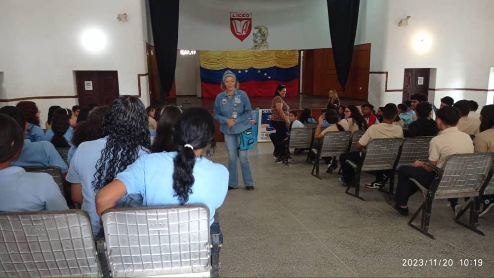 Senamecf impartió charla de prevención en Barquisimeto