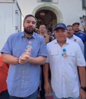 Nicolasito visitó la Divina Pastora en Santa Rosa