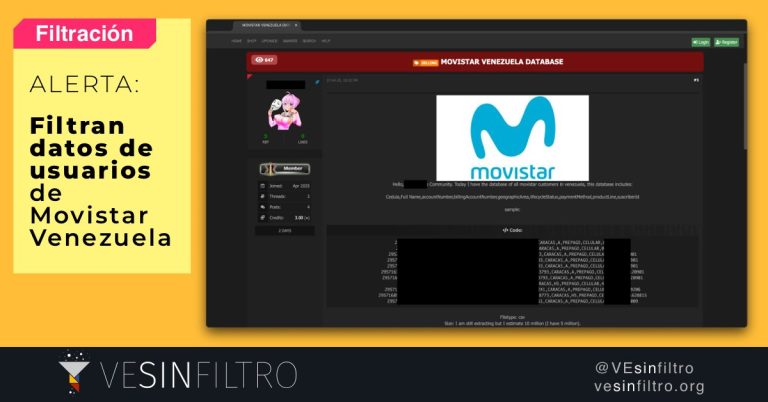 Grave! Alertan a los usuarios de Movistar sobre filtración de datos