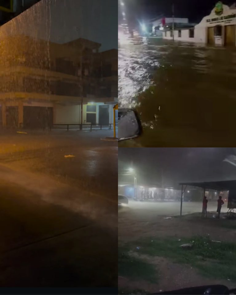 Fuertes lluvias causan inundaciones en zonas de Guacara